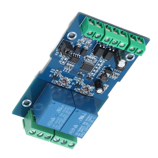 Relæmodul DC 7‑24V RS485/TTL Input Output med Anti Reverse Connection Protection To Relæmoduler