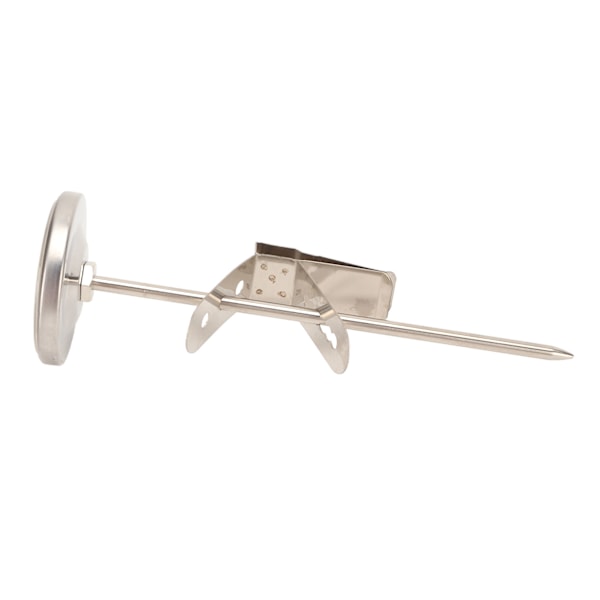 Sond Ovnstermometer Stor urskive Design Rustfritt stål Sond mattermometer med avtakbar klemme