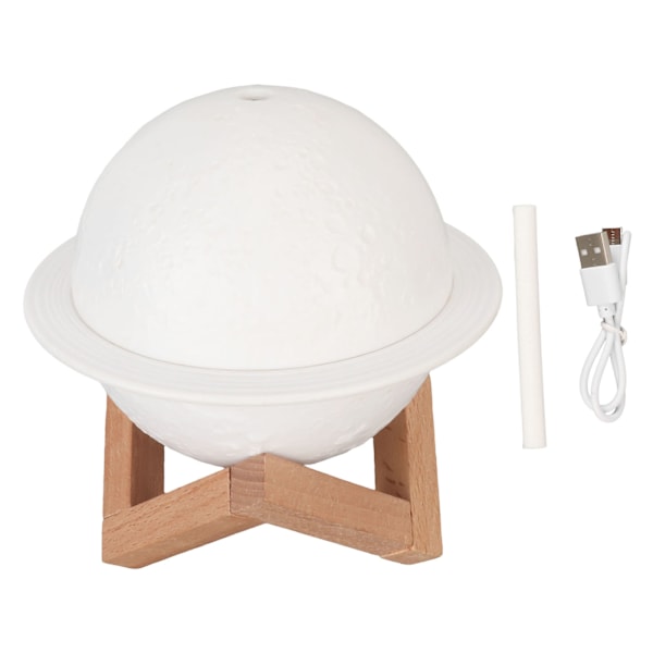 Mini Planet Luftfugter LED Månelampe Diffuser Genopladelig Planetarisk USB Tåge Luftfugter