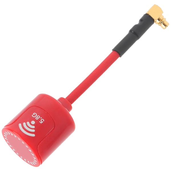 5.8Ghz MMCX 2.8dbi RHCP Høj Gain Lang Antenne til FPV Racing Drone RC Dele Rød Vinkel