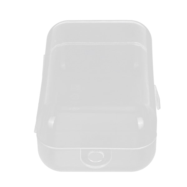 Transparent ansikts Jawline Trainer Box förvaringsväska Behållare för Jawline träningsboll L 13 x 8 x 5 cm / 5,1 x 3,1 x 2in