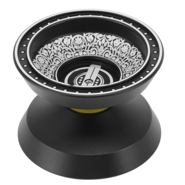 Responsive Yoyo Beginner Black Fashionable Player Yoyo Toy Gift with Replacement Strings