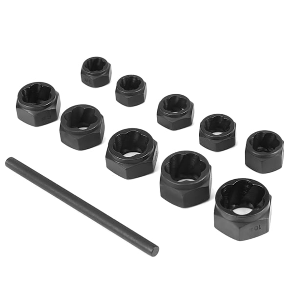 11 deler/sett 9-19 mm ødelagt mutterboltefjerner Stud Extractor Låsesokkel