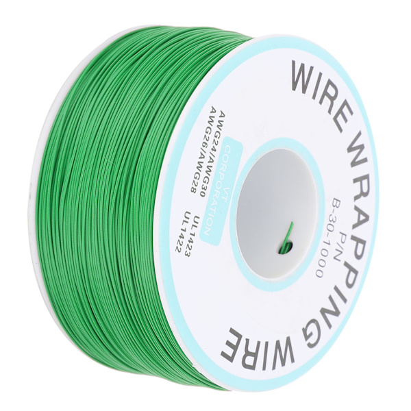 Copper Wire Circuit Board Flying Wire Tinned Single Core Electronic Connection Line Green