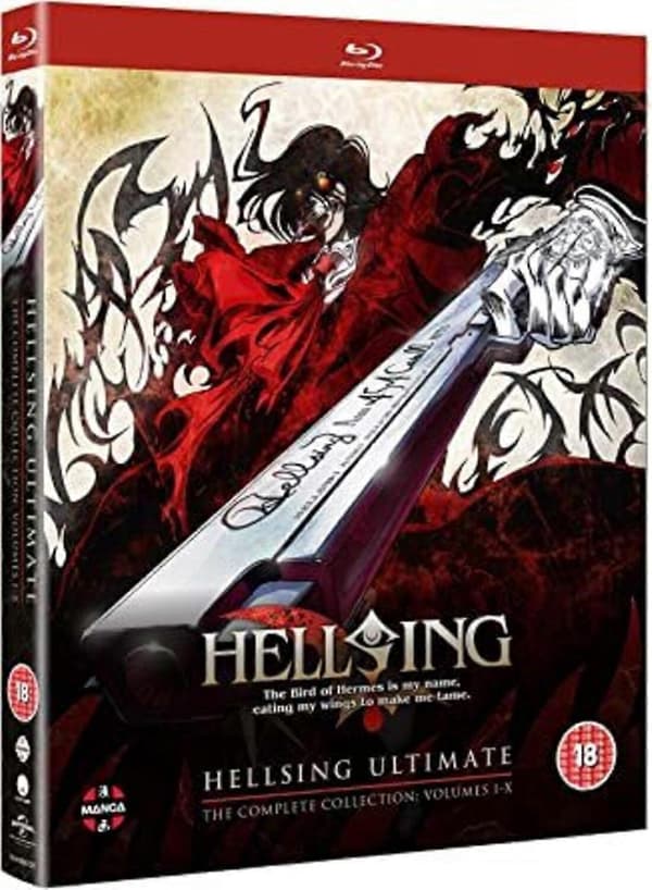 Hellsing Ultimate: Komplett samling 1 - 10 - Komplett serie [Blu-Ray Region A: USA] Boxset, textad USA-import