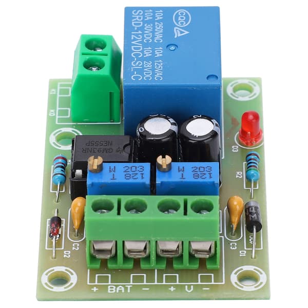 Batteriladingskontrollmodul 12V strømforsyningskort Overladingsforebyggende panel XHM601