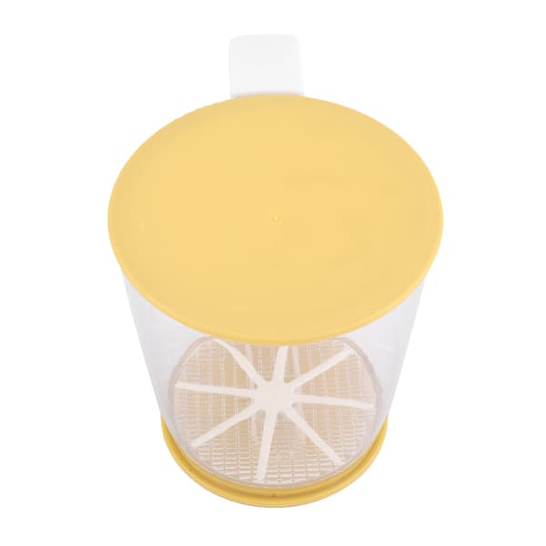 Handheld Cup Flour Sifter Strainer Powder Mesh Sieve Baking Tool with Lid