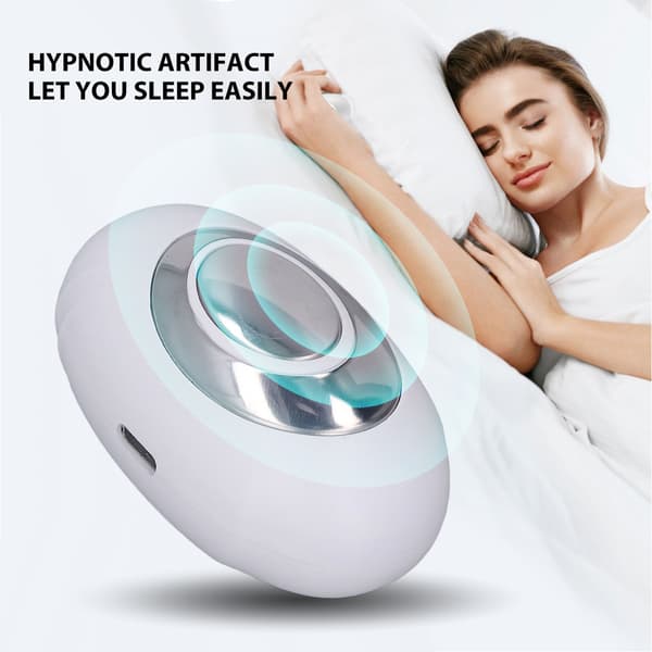 Handheld Sleep Aid Intelligent Pulse Massage Reduce Stress Handheld Sleep Device for Insomnia White