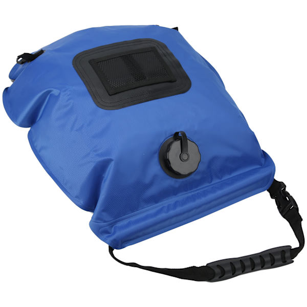 Solarduschväska för utomhusbruk, 20L, bärbar, soluppvärmd badväska med duschhuvud