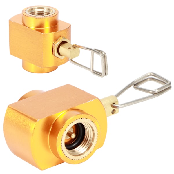 G1/4 DN8 Adapter för utomhuscampingspis Gaspåfyllningsventil Adapter Gasspis Tillbehör