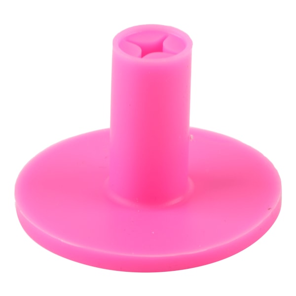 38mm Golf Gummi T-holder Golf Træningshjælpemiddel til Driving Range og Træningsmåtte Pink