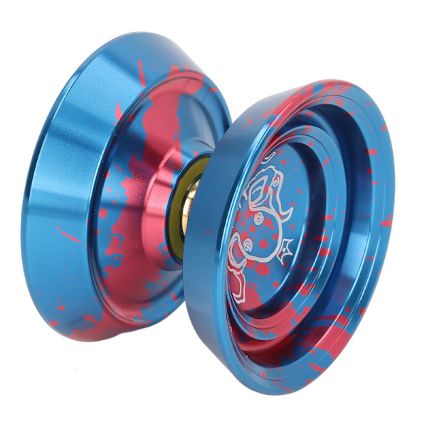 YoYo Ball svarar inte aluminiumlegering Advanced Fade Free Utsökt för tävling med handske 3st strängar Blå