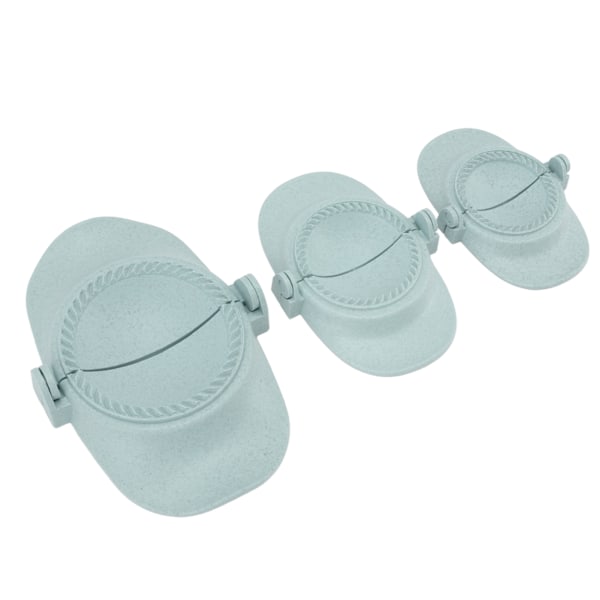 3 st Dumpling Maker Form Vete Halm Empanadas Pressform Olika storlekar för matlagning Kök Blå