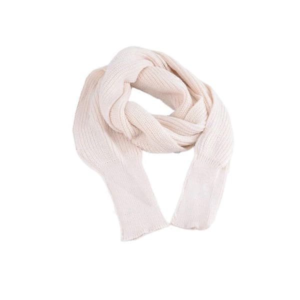 Vinter Kvinner Sjal Ensfarget Skjerf Pl Design Bryllupskappe Poncho[LD] Beige