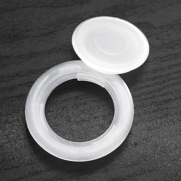 2-pack paraplyringar i 5 cm och standardstorlek, vit, genomskinlig (2-set)