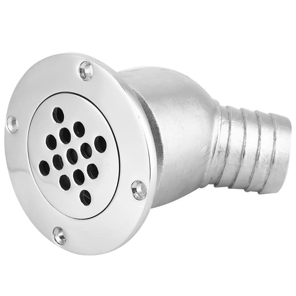 Rustfrit stål båddæk afløbsslange 45 grader til yacht Bådudstyrstilbehør