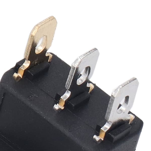 4 stk 12V runde brytere 3-polet 2-posisjons LED-bryter båtvippebryter 20 mm