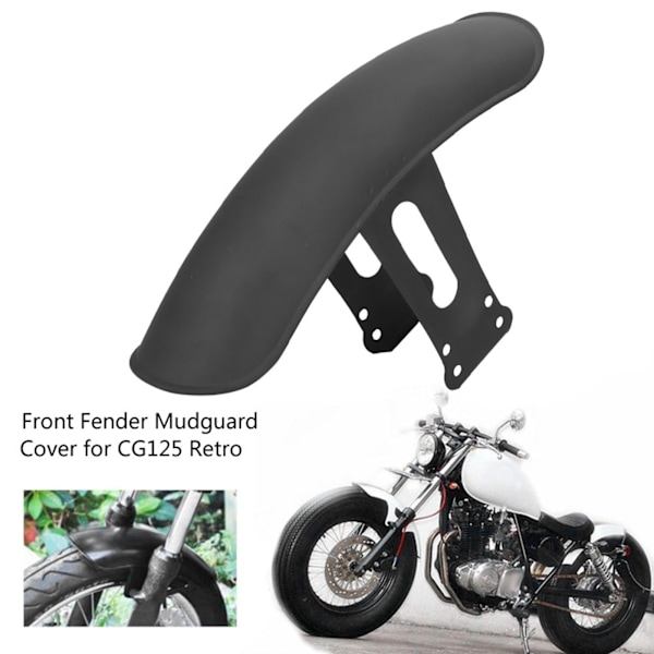 Motorsykkel Forgaffel Skvettlapp Deksel Skvettlapp til CG125 Retro Svart