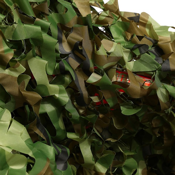 1,5 x 7m Camping Utomhus Jungle Kamouflage Skogsmarker Camo Nätnät Skyddsgardiner