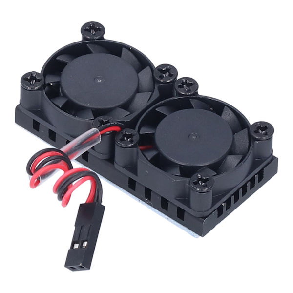 Køleventilatorer til Raspberry Pi Køleplade Køler ABS Lav støj til 3B 3B+ 4 4B