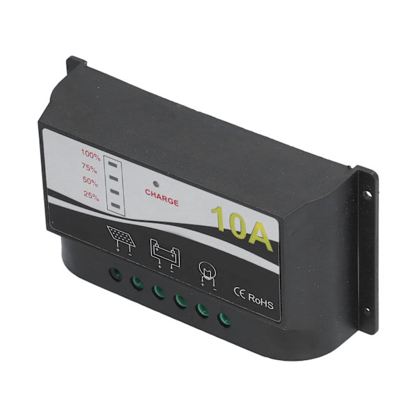 Solar Charge Controller Regulator Durable ABS Housing Solar Panel Charger Discharge Regulator 12V 24V