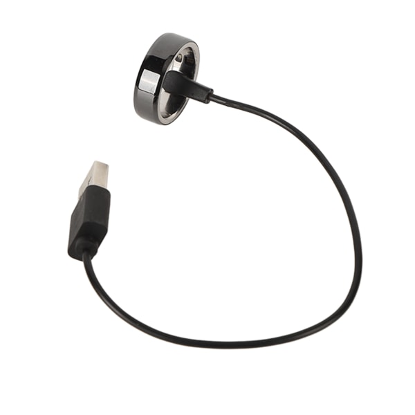 Mobiltelefon BT-tilkobling Smart Ring Helse Tracker Oppladbar Vanntett Smart Ring for menn Kvinner Svart nr 21