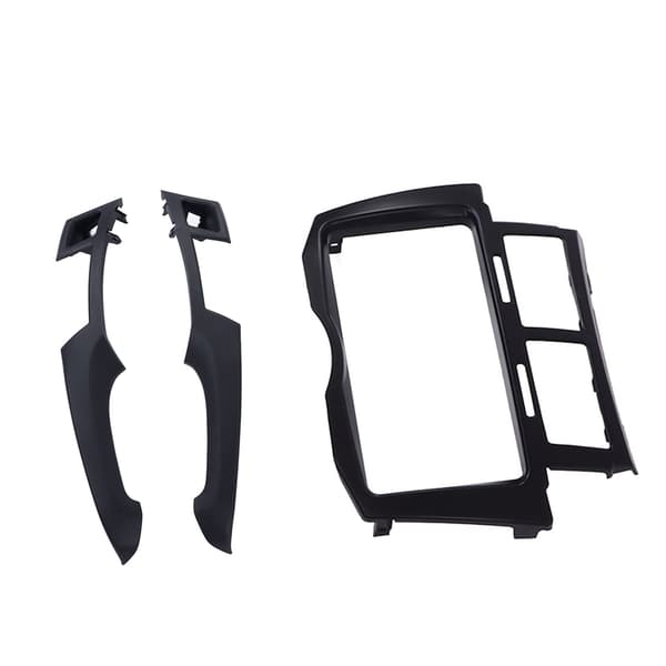 Bil Facia 2DIN Radio Stereo Dash CD Ramme Panel Udskiftning til Yaris Vitz Platz 2005‑2011 Sort