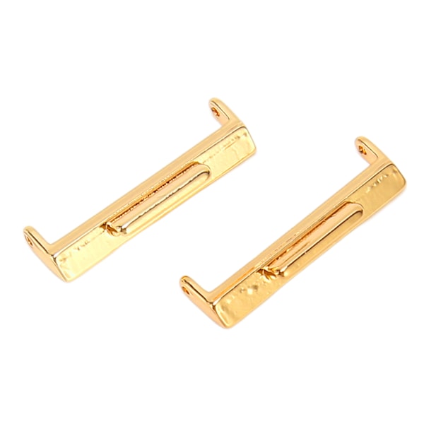2st klockbandskontakt 22mm metallurbandskontakt Tillbehörsdel för FIT 2 guld