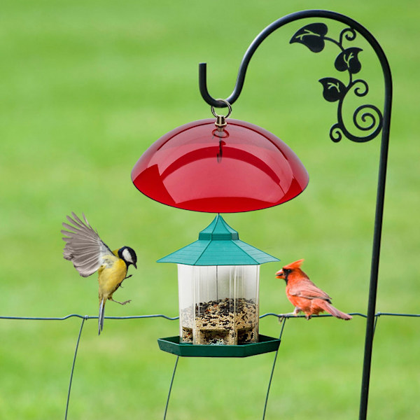 Udendørs Baffel til Fuglefoder Klar Fuglefoder Beskyttende Kuppel Hængende Kolibri Foder Guard Cover