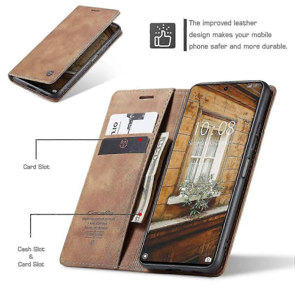 【LD】Kompatibel med Xiaomi 11t 5g Mobilskal Brown