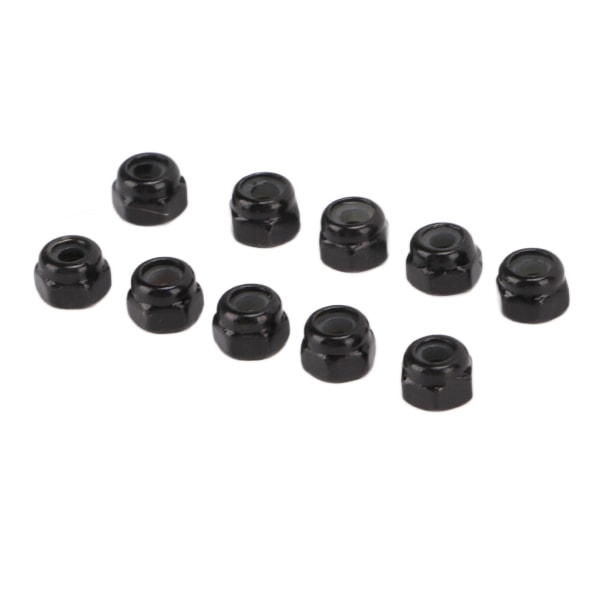 10 ST M2 Selvsikrende sekskantmutter Låsemutter for Axial SCX24 1/24 Simulering RC Bil Oppgraderingsdel