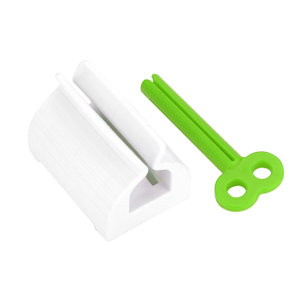 Rolling Tube Tandkräm Squeezer Tandkrämer Dispenserhållare för badrum (grön)