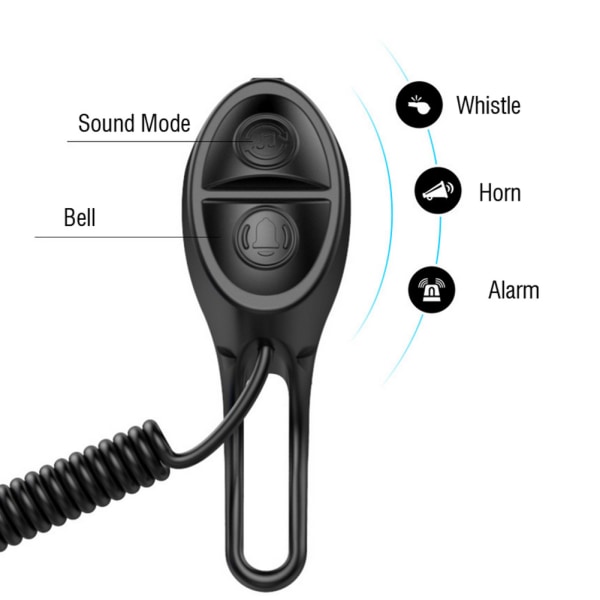 Kannettava pyörän sähköinen äänitorvi, soittokello, pyöräilyvaruste polkupyörälle, skootterille, USB-lataus