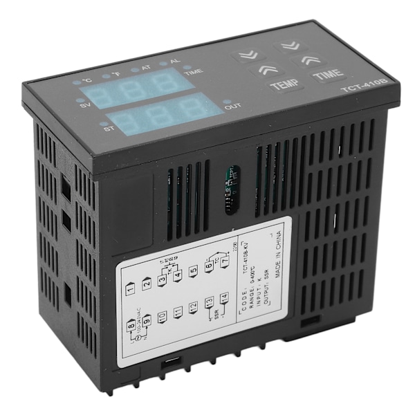 Digital temperaturregulator temperaturtid 2 i 1 digital displaytermostat för värmepressmaskin 100‑240V
