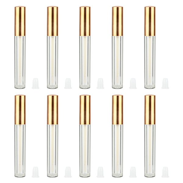 10pcs Lip Gloss Tube Refillable Lip Balm Empty Bottle Container