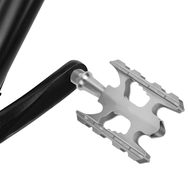 1 Par Aluminium Legering Ultralette Cykel Leje Pedal Udskiftningstilbehør til Foldbar Cykel Sølv