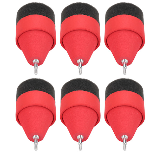 6 stk 6,2 mm EVA-svampspiss piler Broadheads Tips for bueskytingjakt/CS-aktiviteter