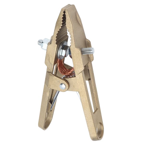 Ground Clamp 600A Brass Earth High Strength A Shape for Welding Cutting Support