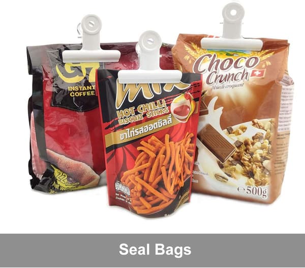15-pack Coideal 5 cm Bulldog-gem, vitt[LD]