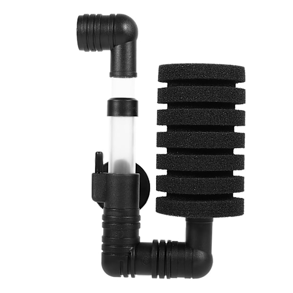Nytt biokjemisk svampluftpumpe-akvariumfilter med sugekopp (enkelt hodefilter)