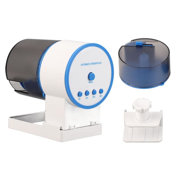 Automatisk fiskefoderdispenser Batteridrevet Justerbar timing Intelligent fiskefoder til akvarier