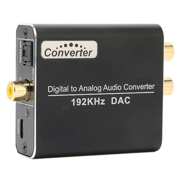 Digital til analog lydkonverter Digital optisk koaksial til analog RCA lydadapter til TV til boks til PS3 til PS4