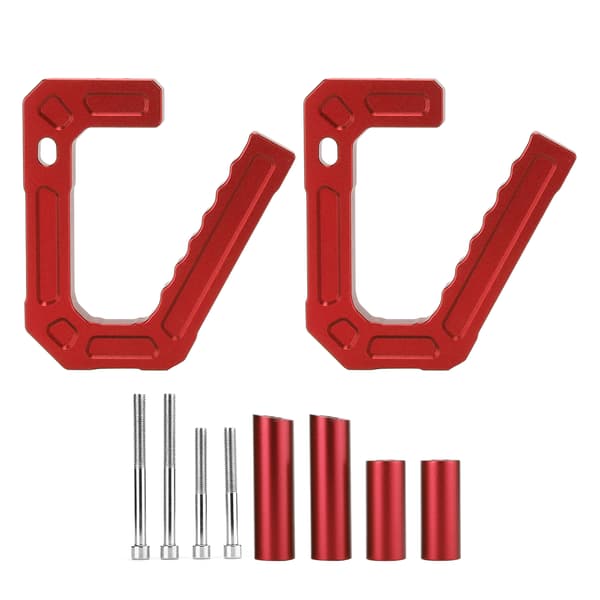 Forreste greb til bil i aluminiumslegering til Jeep Wrangler JK 2007-2018 (rød)