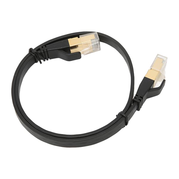 Cat 8 Ethernet Kabel 40Gbps 2000Mhz RJ45 Han Interface 0.5 meter/19.7in Ethernet Ledning til PS5 til Router
