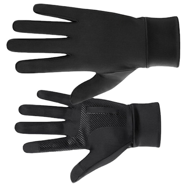 2 ST Ice Silk Solskyddshandskar Herr Dam Andas Touchscreen Solskyddshandskar HN06 ​​Full Finger Black Free Storlek
