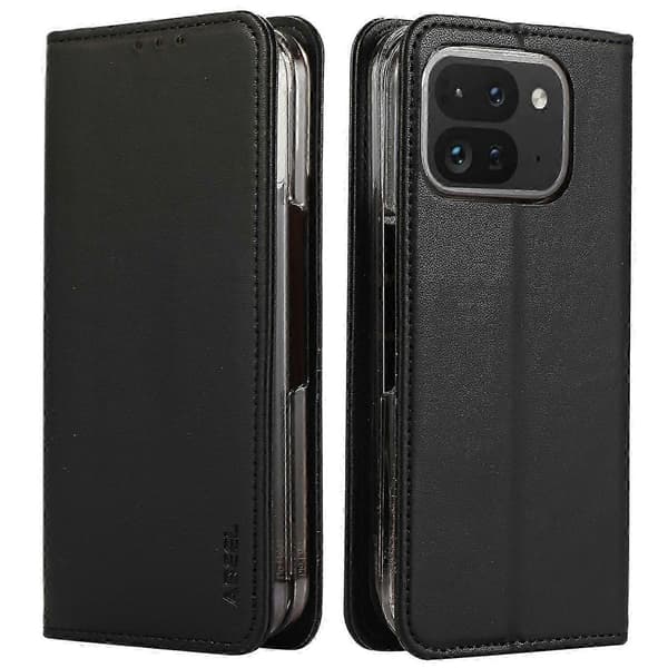 Kompatibel med Google Pixel 9 Pro Fold 5G-telefonskal RFID-blockerande läderflipfodral[LD] Multicolor Style A