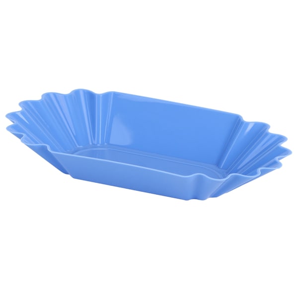 Food Grade PP Plastic Coffee Bean Sample Tray Display Dish Plate Container Home Kitchen Accessory Light Blue