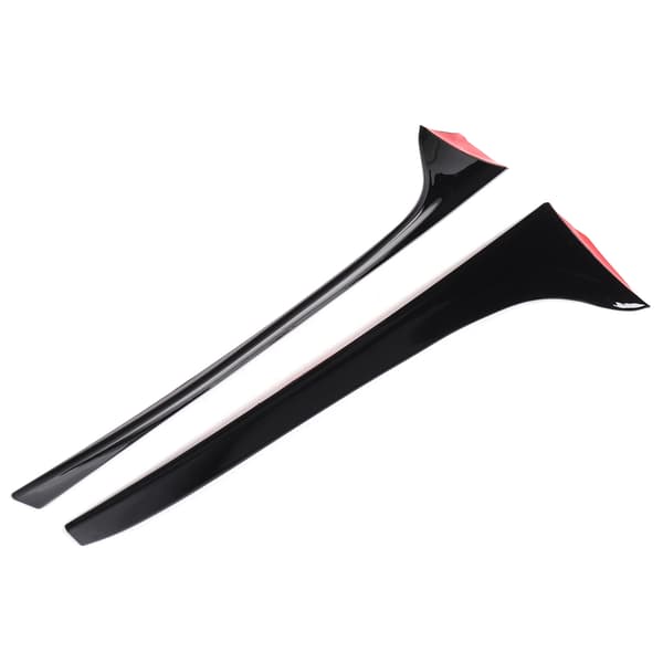 Par af Sorte Bagruder Side Spoiler Vinger Passer til Mk5 6R 6C Standard 2009-2017