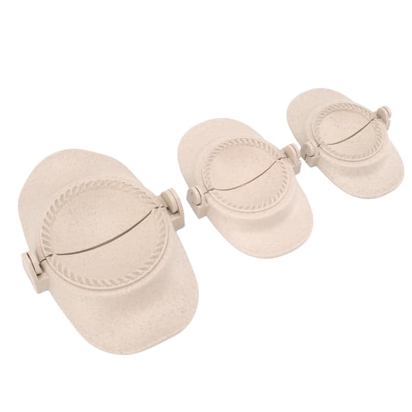 3 st Dumpling Maker Form Vete Halm Empanadas Pressform Olika storlekar för matlagning Kök Primärfärg