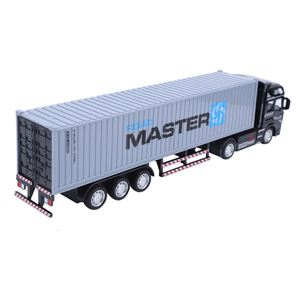1:48 Legering Container Truck Model Legetøj Højsimulering Børnebil Legetøj Køretøjer Grå Container Truck Model